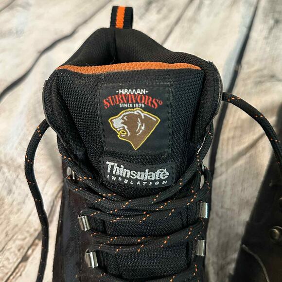 D10 Herman Survivors Insulated, Hard-Toe, Waterproof Boots, Size 8.5, Pre-owned - Picture 7 of 8